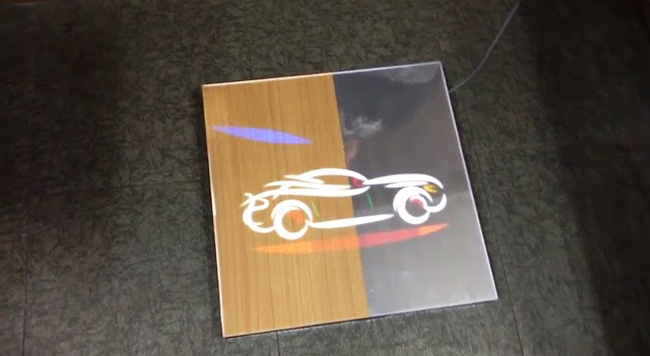 隱藏式木紋顯示屏 隱藏式木紋顯示屏激光打孔技術(shù)-實現(xiàn)無痕透氣與美學(xué)融合(圖1)